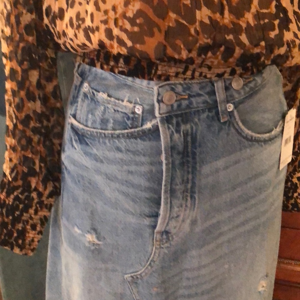 ♥️LAST ONE♥️ Free People Denim Skirt - Picture 2 of 5